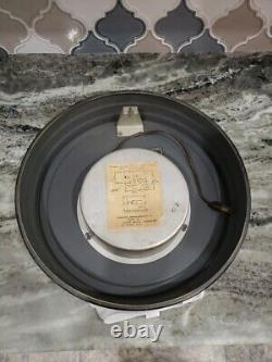 RARE 24 Hour Vintage IBM Industrial School Military Glass Clock 14 Metal 95925