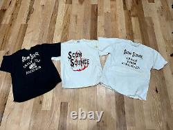 RARE! 3x Vintage Heavy Metal Scum Scunge concert t-shirts! Dimebag Darrell