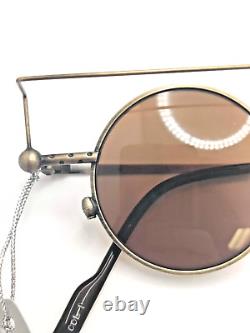 RARE Koure KR8080 Steampunk Color 7 Bronze round vintage unique sunglasses