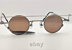 RARE Koure KR8080 Steampunk Color 7 Bronze round vintage unique sunglasses