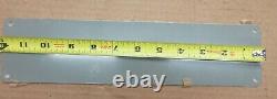 RARE NOS Vintage Danger Sign Metal Glass Smaltz Paint Industrial Tabaco paper
