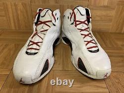 RARE? Nike Air Jordan 21 XXI OG Sz 12 White Red Chrome 313038-161 Vintage'05