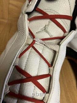 RARE? Nike Air Jordan 21 XXI OG Sz 12 White Red Chrome 313038-161 Vintage'05