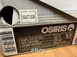 RARE? Osiris NYC 83 Vulc NAIL IT Silver Metallic Men's 8.5 VNTG Skate Shoe New