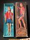Rare Vhtf Vintage Barbie Ken Allan Bend Leg Doll Withbox/stand/swimsuit/sandals