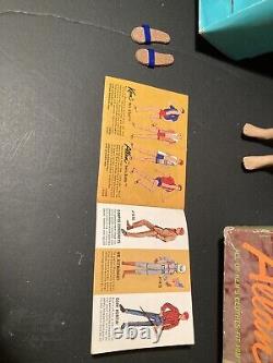 RARE VHTF Vintage Barbie Ken ALLAN Bend Leg Doll withbox/stand/swimsuit/sandals