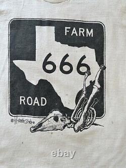 RARE VINTAGE Deadhorse 90's Band Tee Shirt Farm Road 666 Metal Texas Mike Haaga