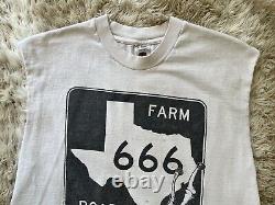 RARE VINTAGE Deadhorse 90's Band Tee Shirt Farm Road 666 Metal Texas Mike Haaga