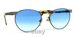 RARE VINTAGE SUNGLASSES PANTO STYLE METAL FRAME ITALY 80s ICONIC OUTDOORS SHADES