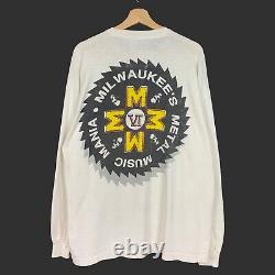 RARE Vintage 1992 Milwaukee Metal Fest MMF Tee T Shirt 90s Bolt Thrower death