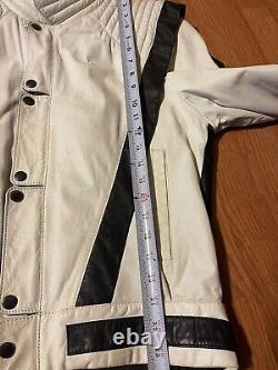 RARE Vintage 80's Michael Jackson THRILLER Leather Jacket Metal Brand Size 40 M