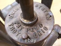 RARE Vintage Antique Lawn Water Irrigation Sprinkler Skinner System Troy Ohio