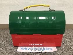RARE Vintage Del Monte Dome Metal Lunchbox Kikkoman Exclusive Japan Made In 1983