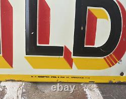 RARE Vintage EL MORO 5 Cent Mild Cigar Tobacco Metal Tin Embossed Sign Antique