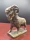 Rare Vintage Fordham University College Ram Mascot Metal Figure