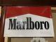 Rare Vintage Marlboro Metal Sign Authentic 1991 Store Display Liquor Sign