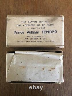 RARE Vintage Metal Kit LOCO TENDER WAGON Wm Johnson Pull Along EXCELLENT 1940s