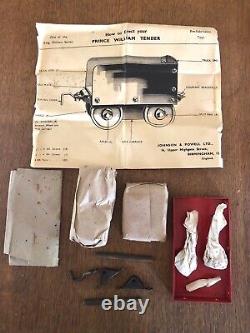 RARE Vintage Metal Kit LOCO TENDER WAGON Wm Johnson Pull Along EXCELLENT 1940s