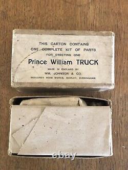 RARE Vintage Metal Kit LOCO TENDER WAGON Wm Johnson Pull Along EXCELLENT 1940s