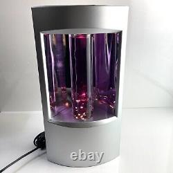 RARE Vintage Motion Glitter Lamp Confetti Silver Sparkle Lava Lamp Wall Mounted