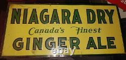 RARE Vintage NIAGARA Dry Metal Advertising sign