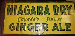 RARE Vintage NIAGARA Dry Metal Advertising sign