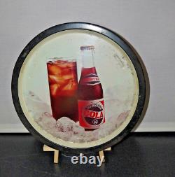 RARE Vintage minster cola Metal beer tray Distressed 12.5 inch