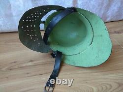 RARE Vintage old Helmet Hat Cap uniform Knight metal hand made Warrior