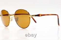 RAY-BAN RITUALS W2546 Gold Plated Vintage RARE Round Metal Luxury Sunglasses