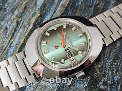 RAre Vintage Nivada Oval Case Automatic Day-Date AS 2066 Gents