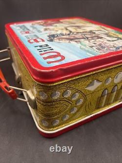 Rare 1955 VINTAGE WILD BILL HICKOK & JINGLES METAL LUNCHBOX SD Collection
