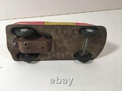 Rare Antique Vintage 1950 Courtland Woody Wagon Red Metal Toy Car