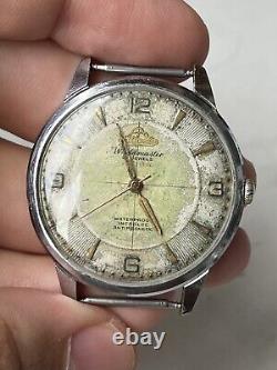 Rare Atlantic Worldmaster Vintage Watch, 21 jewels, Master Serviced