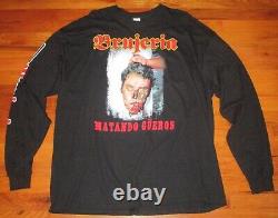 Rare BRUJERIA 2XL Vintage MATANDO GUEROS 2 Sided T-Shirt Metal Tee Shirt NICE