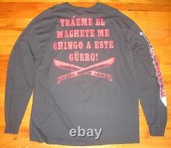 Rare BRUJERIA 2XL Vintage MATANDO GUEROS 2 Sided T-Shirt Metal Tee Shirt NICE