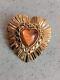 Rare Beautiful Vintage Yves Saint-laurent Ysl Gold Metal Haute Couture Brooch