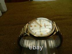 Rare Boeing Aircraft Dial Vintage 1963 14k Gold Fill Accutron Watch Runs A+
