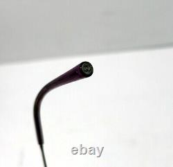 Rare Chanel Vintage Purple Rimless Shield Sunglasses, With Case
