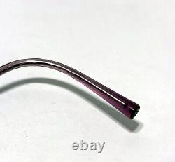 Rare Chanel Vintage Purple Rimless Shield Sunglasses, With Case