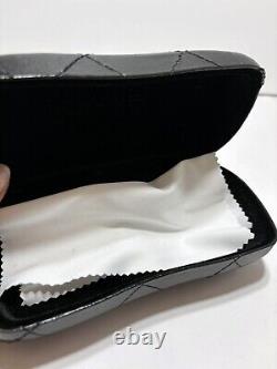 Rare Chanel Vintage Purple Rimless Shield Sunglasses, With Case