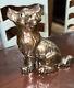 Rare Metal Vintage Three Faced Dog Toy Figurine By Weller / Arthur Lindwall