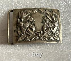 Rare Old Vintage Unique Metal Original Mark Jacob's Belt Buckle 0012