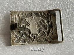 Rare Old Vintage Unique Metal Original Mark Jacob's Belt Buckle 0012