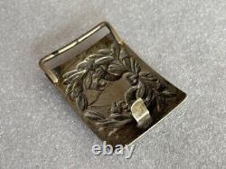 Rare Old Vintage Unique Metal Original Mark Jacob's Belt Buckle 0012