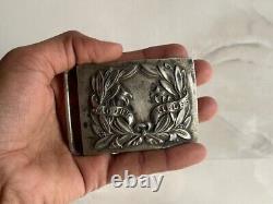 Rare Old Vintage Unique Metal Original Mark Jacob's Belt Buckle 0012