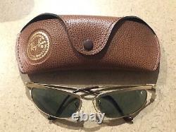 Rare Ray Ban M2572 Olympian gold Vintage Sunglasses