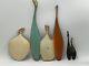 Rare Vintage 1960's Sexton Cast Metal Wine Jugs Bottles 3 Pc Set