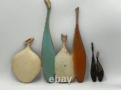 Rare VINTAGE 1960'S SEXTON CAST METAL WINE JUGS BOTTLES 3 Pc Set