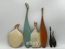 Rare VINTAGE 1960'S SEXTON CAST METAL WINE JUGS BOTTLES 3 Pc Set
