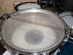 Rare Vintage 1960s Ludwig Coa Pre Serial 5x14 Super Sensitive Snare Drum Red Bb